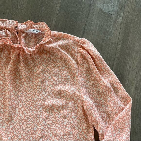 Revolve BB Dakota Steve Madden Not the Blosso-Me Peach Romance Top - Picture 3 of 6